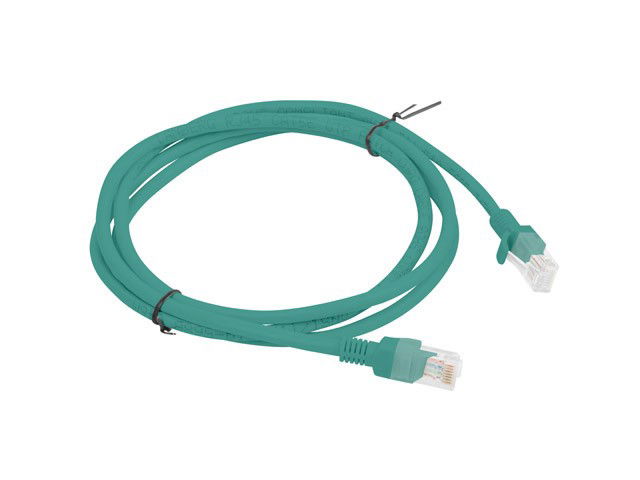 Lanberg Cable de Red Latiguillo Cat.6 U/UTP Verde 150 cm CCA AWG 26 para Redes Gigabit