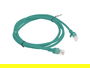 Lanberg Cable de Red Latiguillo Cat.6 U/UTP Verde 150 cm CCA AWG 26 para Redes Gigabit