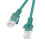 Lanberg Cable de Red Latiguillo Cat.6 U/UTP Verde 150 cm CCA AWG 26 para Redes Gigabit