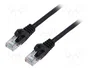 Lanberg Cable de red Cat6 U/UTP de 3 m Negro