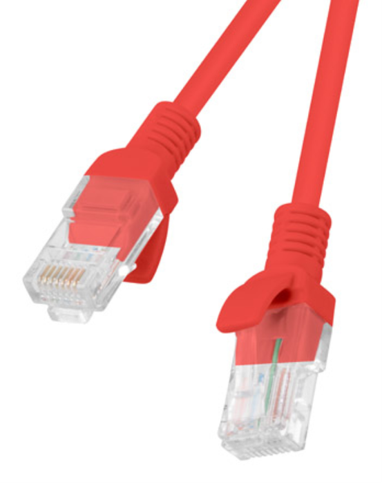 Lanberg Cable de red Cat6 UTP rojo de 10 m