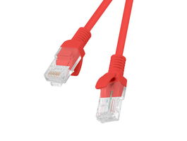 Lanberg PCU6-10CC-1000-R Cable de Red RJ-45 Latiguillo Cat.6 UTP 10 m Color Rojo