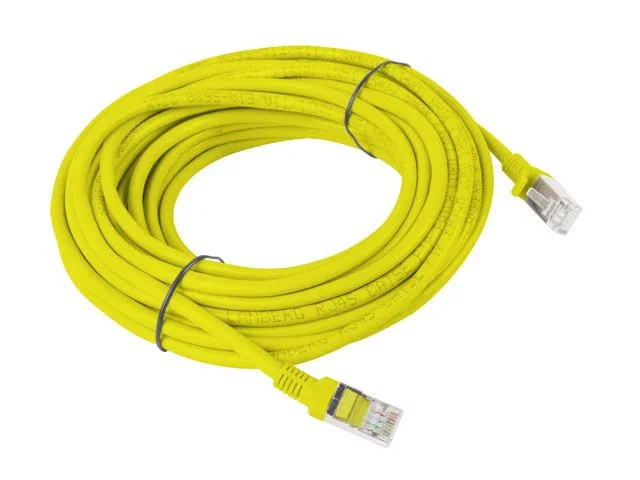 Lanberg PCU6-10CC-1000-Y Cable de Red RJ45 Cat6 UTP 10 metros, Color Amarillo Lanberg PCU6-10CC-1000-Y Cable de Red RJ45 Cat6 UTP 10 metros, Color Amarillo