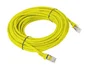 Lanberg PCU6-10CC-1000-Y Cable de Red RJ45 Cat6 UTP 10 metros, Color Amarillo