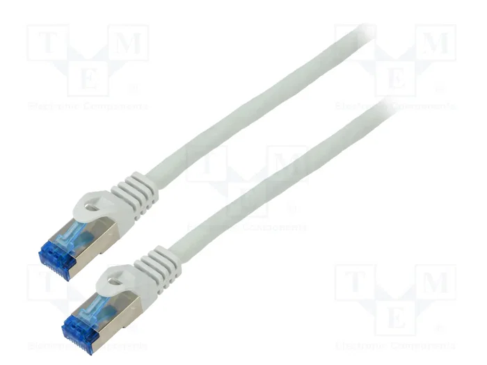 Lanberg Cable de Red Cat6a S/FTP 15m Gris
