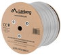 Lanberg LCS7L-11CU-0305-S Cable de Red Bobina Categoría 7 (Cat.7) S/FTP, Conductor Sólido, 305 Metros, 100000 Mbit/s, 40 GbE, PVC Blanco