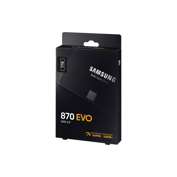 Samsung 870 EVO 1 TB SSD 2.5 pulgadas SATA III Negro Samsung 870 EVO 1 TB SSD 2.5 pulgadas SATA III Negro