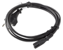 Lanberg CA-C7CA-11CC-0030-BK Cable de alimentación CEE 7/16 a C7 3m Negro