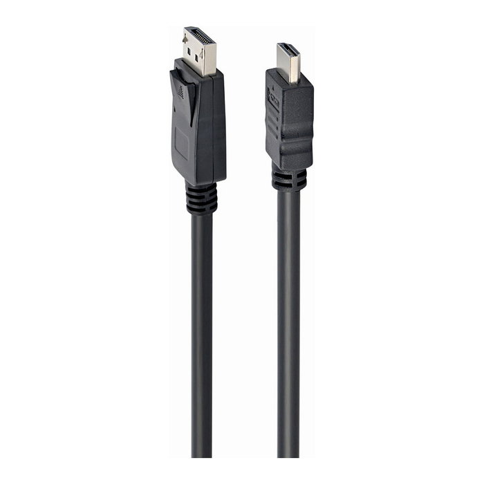 Gembird Cable DisplayPort a HDMI 3m - Negro, Macho a Macho Gembird Cable DisplayPort a HDMI 3m - Negro, Macho a Macho