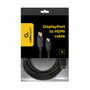 Gembird Cable DisplayPort a HDMI 3m - Negro, Macho a Macho