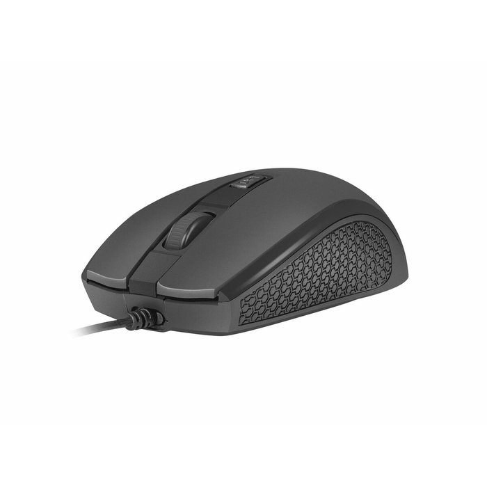 Natec Hoopoe 2 Ratón de Oficina Ambidextro Negro