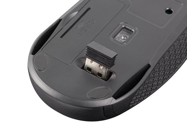 Natec Jay 2 - Ratón Óptico Inalámbrico 1600 DPI, Negro Natec Jay 2 - Ratón Óptico Inalámbrico 1600 DPI, Negro