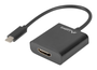 Lanberg AD-UC-HD-01 Adaptador USB Tipo C a HDMI Negro