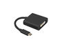LANBERG AD-UC-DV-01 Adaptador USB Tipo C a DVI-I Negro