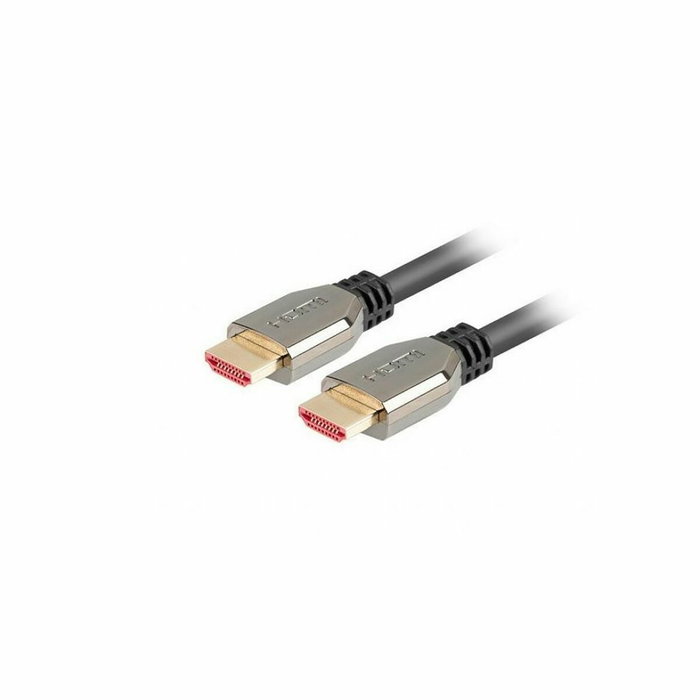 Lanberg Cable HDMI 2.1 de 1 m Negro, Plata Lanberg Cable HDMI 2.1 de 1 m Negro, Plata