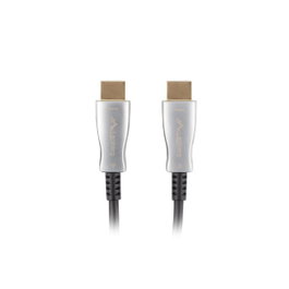 Lanberg Cable HDMI v2.0 Óptico AOC 50m Negro