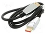Lanberg CA-DPDP-20CU-0010-BK Cable DisplayPort 1.4 de 1m 8K