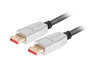 Lanberg CA-DPDP-20CU-0010-BK Cable DisplayPort 1.4 de 1 m Negro y Plata