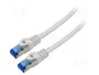 LANBERG Patch cord Cat 6a S/FTP 1m Gris RJ45