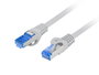 Lanberg Cable de Red Cat6a S/FTP 1m Gris RJ-45