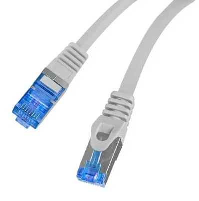 Lanberg PCF6A-10CC Cable de Red Cat.6a S/FTP (S-STP), 20 m, 10000 Mbit/s, Blindado, Gris, LSZH CCA, Conectores RJ-45 Macho