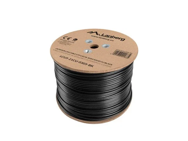 Lanberg LCS6-11CU-0305-S Cable de Red Cat6 SF/UTP (S-FTP) 305 m Gris