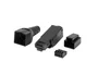 Lanberg PLU-6000TL Conector RJ-45 Cat6 UTP Macho 8P8C Negro, para Cable de Red, Sin Herramientas