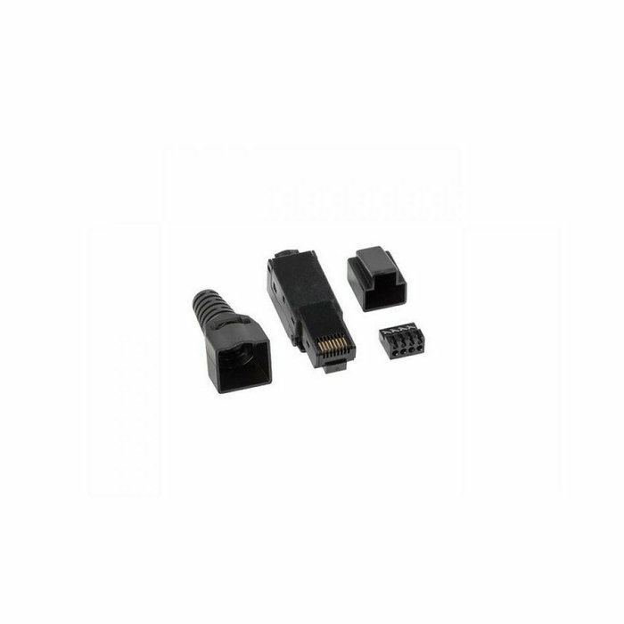 Lanberg PLU-6000TL Conector RJ-45 Cat6 U/UTP Negro Lanberg PLU-6000TL Conector RJ-45 Cat6 U/UTP Negro