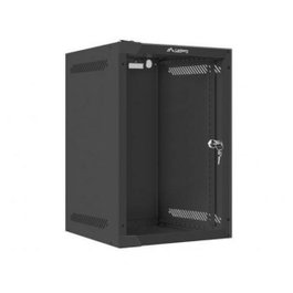 Lanberg WF10-2309-10B Armario rack de pared 9U 10 pulgadas Negro