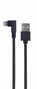 Gembird Cable Lightning USB 2.0 a 8 pines angular 0,2 m Negro