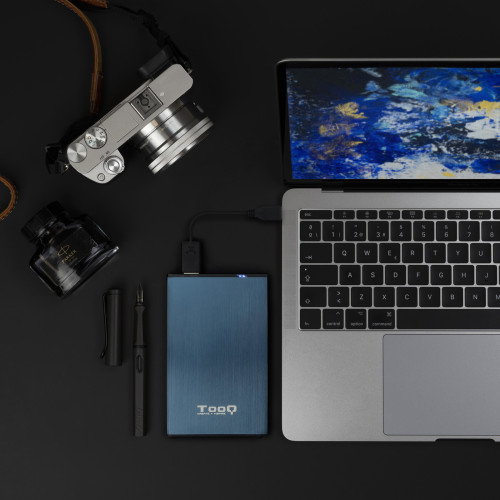 TooQ TQE-2527PB Caja Externa para Disco Duro 2.5 HDD/SSD SATA USB 3.1 Negro, Marina TooQ TQE-2527PB Caja Externa para Disco Duro 2.5 HDD/SSD SATA USB 3.1 Negro, Marina