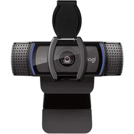 Logitech C920e Webcam, Full HD 1080p, Enfoque Automático, RightLight 2, Micrófonos Estéreo Integrados, Negro