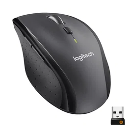 Logitech M705 Marathon Ratón Inalámbrico Carbón vegetal
