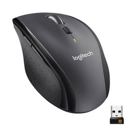 Logitech Marathon M705 Ratón Inalámbrico, RF Wireless, Pila Alcalina, Carbón