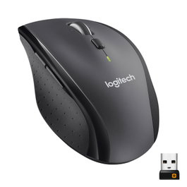 Logitech Marathon M705 Ratón Inalámbrico Carbón vegetal