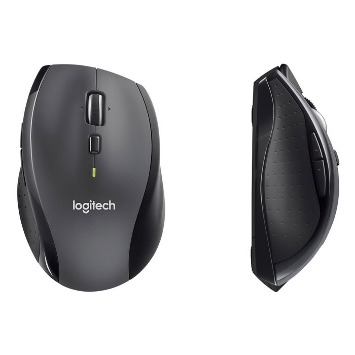 Logitech Marathon M705 Ratón Inalámbrico Carbón vegetal Logitech Marathon M705 Ratón Inalámbrico Carbón vegetal