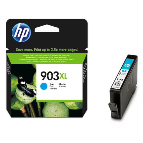 HP T6M03AE Cartucho de Tinta Cian 903XL Alto Rendimiento 825 Páginas HP T6M03AE Cartucho de Tinta Cian 903XL Alto Rendimiento 825 Páginas