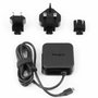 Targus APA95EU Cargador USB-C 45W Negro con Clavijas Intercambiables y Cable 1,8m