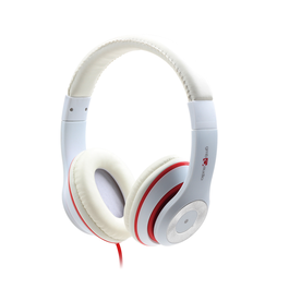 GEMBIRD Los Angeles Auriculares de Diadema con Micrófono, Blanco