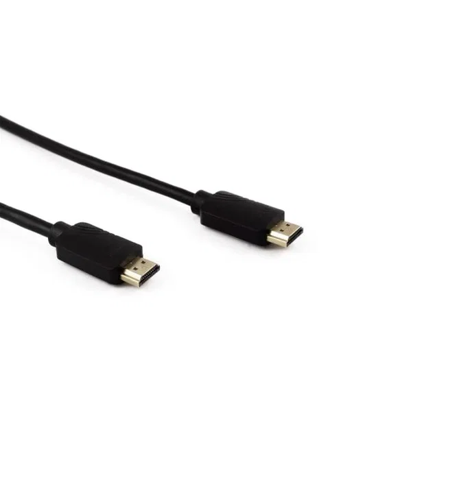 Nilox NXCHDMI02 Cable HDMI 1.4 Alta Velocidad con Conectores Chapados en Oro, HDMI Tipo A Macho a Macho, Longitud 2 m, Negro