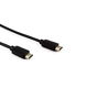 Nilox Cable HDMI 1.4 Alta Velocidad 2 Metros Macho-Macho, Negro, Conectores Chapados en Oro para TV, Blu-ray, Proyector