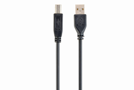 GEMBIRD CCP-USB2-AMBM-10 Cable USB A a USB B Negro 3,04 m