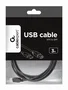 Gembird Cable USB A a USB B de 3,04 m Negro