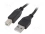 Gembird CCP-USB2-AMBM-10 Cable USB 2.0 Tipo A a Tipo B Negro 3,04 m