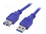 Gembird Cable USB 3.2 Gen 1 de 3m Azul (USB A Macho a Hembra)