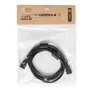 Maillon Basic MTBHDB2018 Cable HDMI 2.0 Alta Velocidad 1.8m, 4K HDR 60Hz, 18Gbps, 3D, Canal Ethernet, Conector Chapado en Oro, Negro