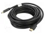 Lanberg Cable HDMI 7,5m Negro V2.0 Macho/Macho CA-HDMI-10CC-0075-BK