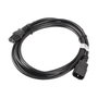 Lanberg CA-C13E-11CC-0030-BK Cable de Extensión 3m C13 a C14 Negro