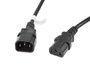 Lanberg Cable de Alimentación CA-C13E-11CC-0030-BK 3m C13 a C14