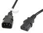 Lanberg Cable de Alimentación CA-C13E-11CC-0030-BK 3m C13 a C14